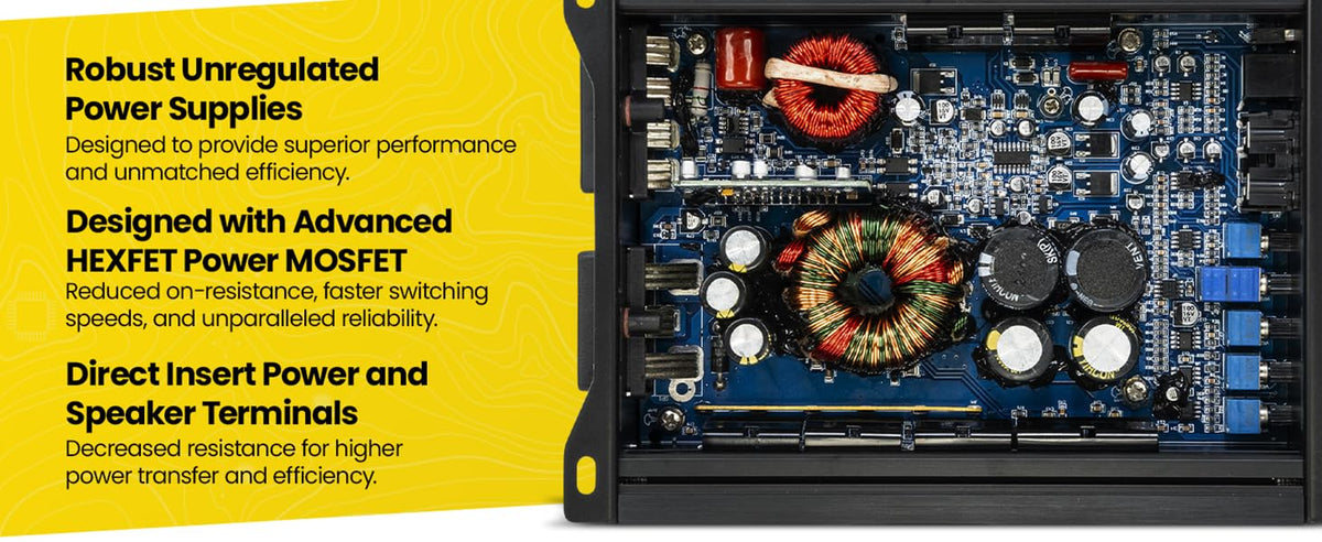 1200W 5-Channel Class D Car Audio Amplifier Z271