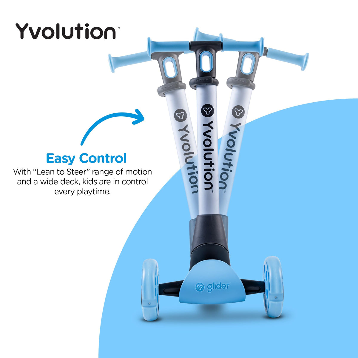 3-Wheel Kids Scooter with LED Light-Up Front Wheels J2981