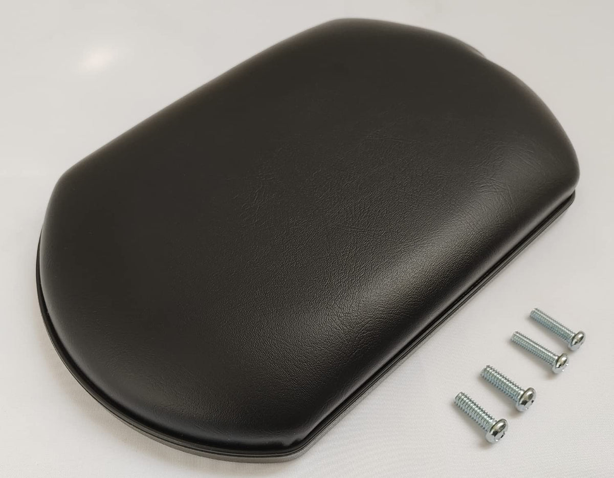 Black Vinyl Upholstered Wheelchair Elevating Leg Rest M447900