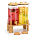 1.5 Gallon Drink Dispensers with Wood Stand U62895