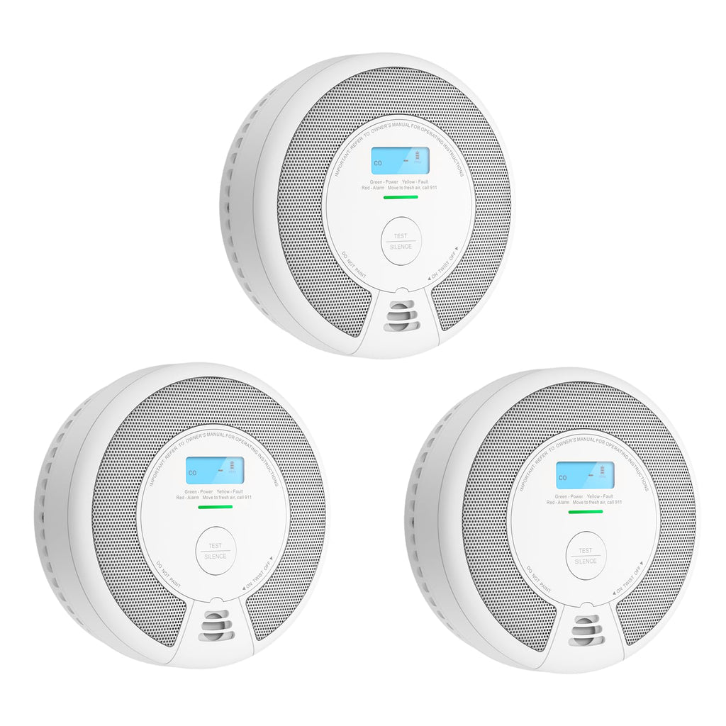 Combination Smoke & CO Alarm, 10-Year Battery, 3-Pack Z2172