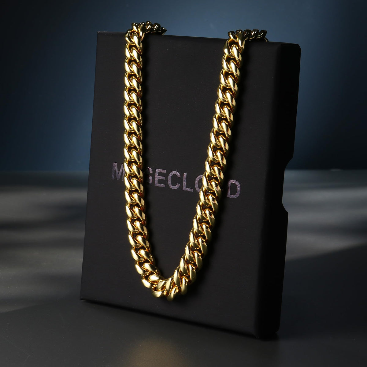 Gold Cuban Link Chain 5-14mm Stainless Steel F8021