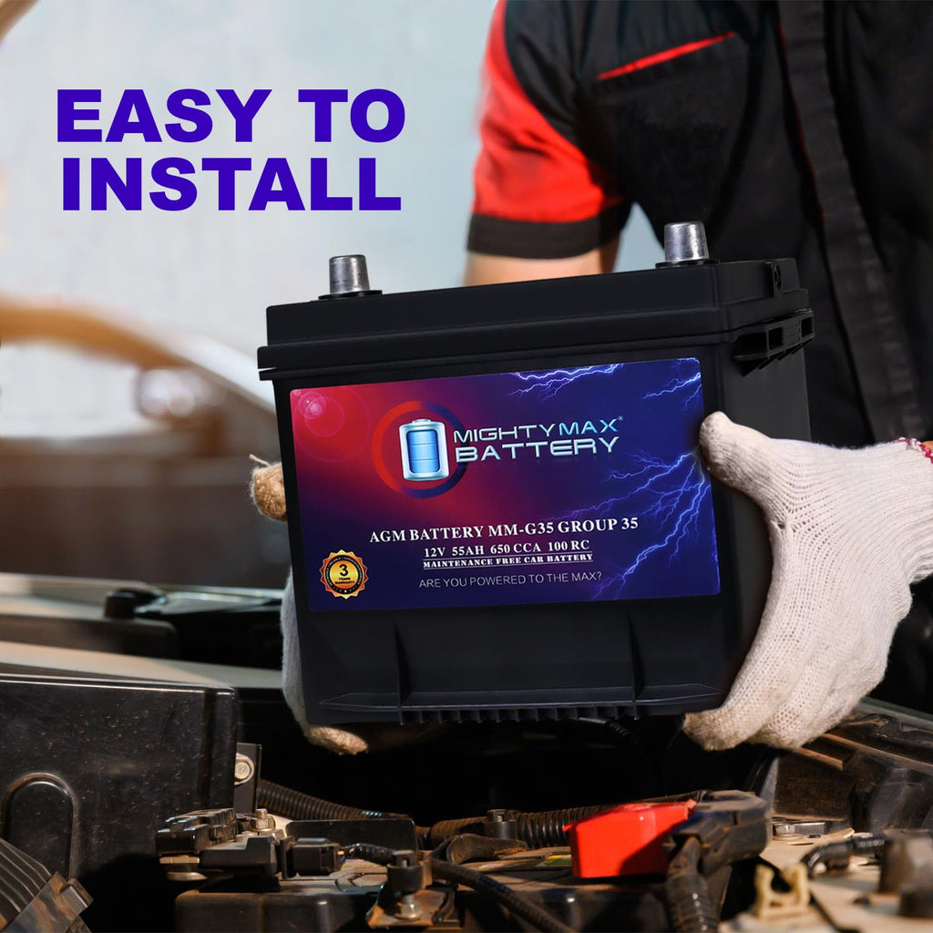 12V 55Ah AGM Replacement Battery D853