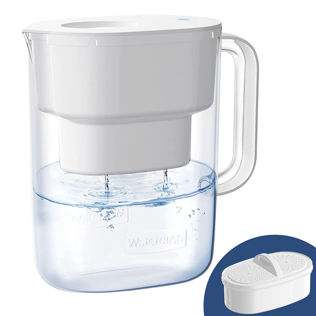 White 10-Cup Water Filter Pitcher L621745