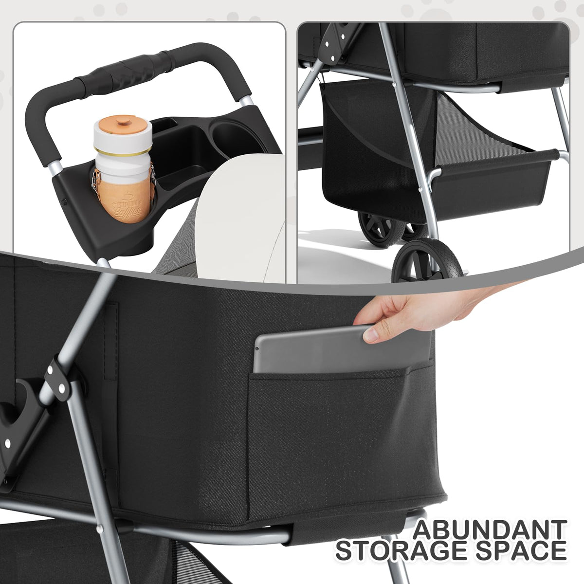 Foldable Pet Stroller T8571