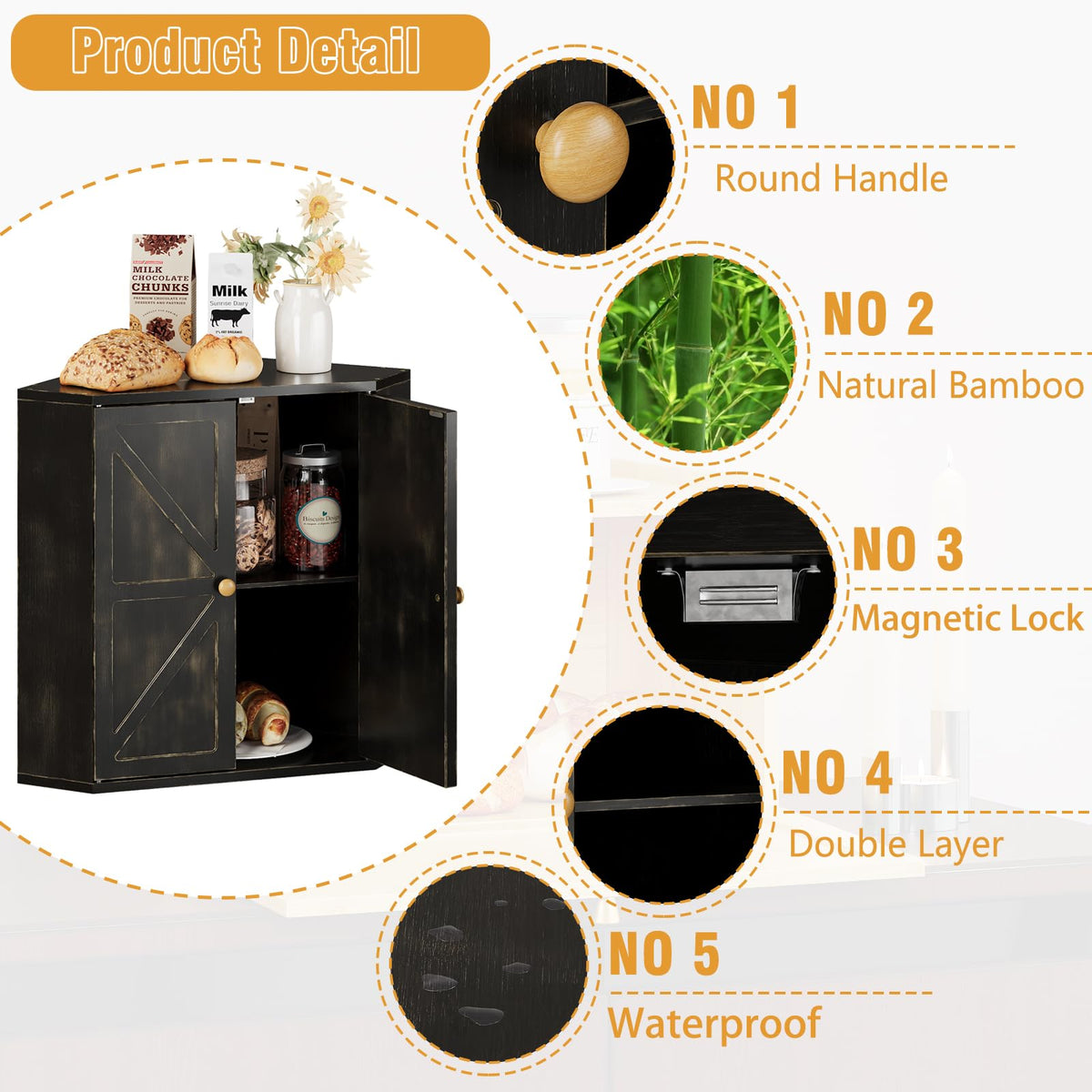 Bamboo Bread Box C77984