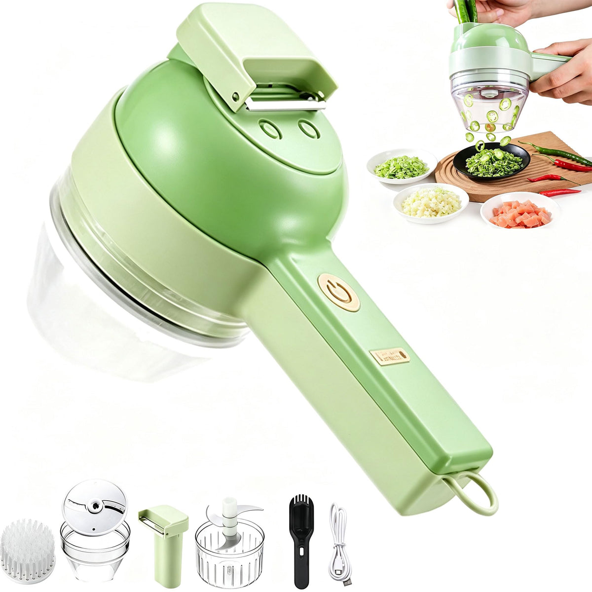 5-in-1 Electric Food Chopper and Slicer C99113