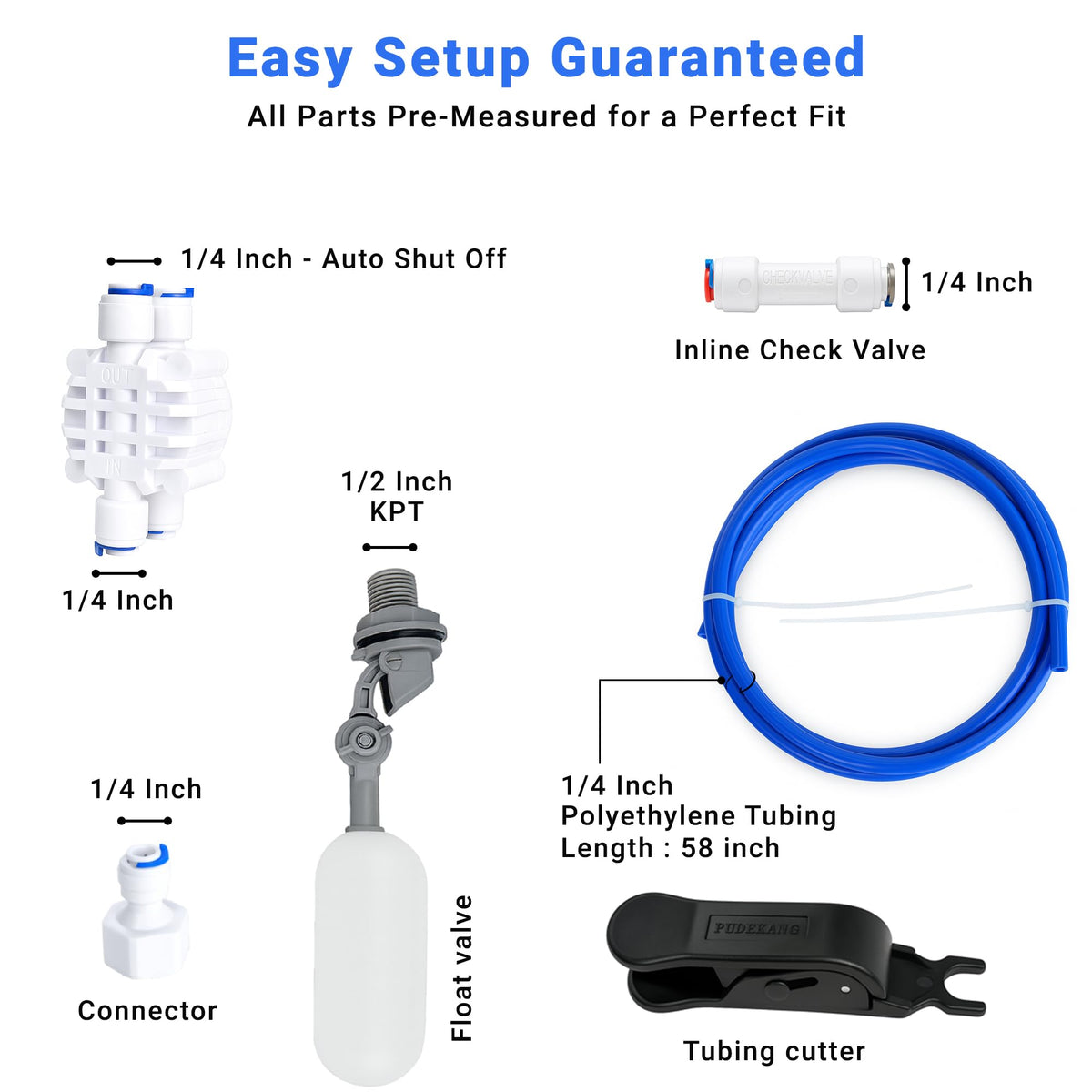 RO/DI Float Valve Kit W38780