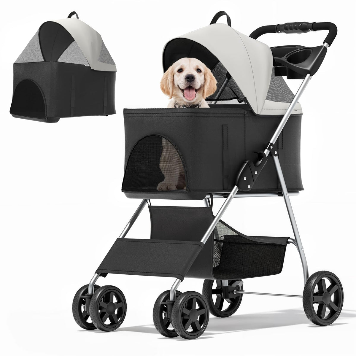 Foldable Pet Stroller T8571