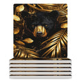 Ceramic Coasters Set of 6 Cork Backing W37638