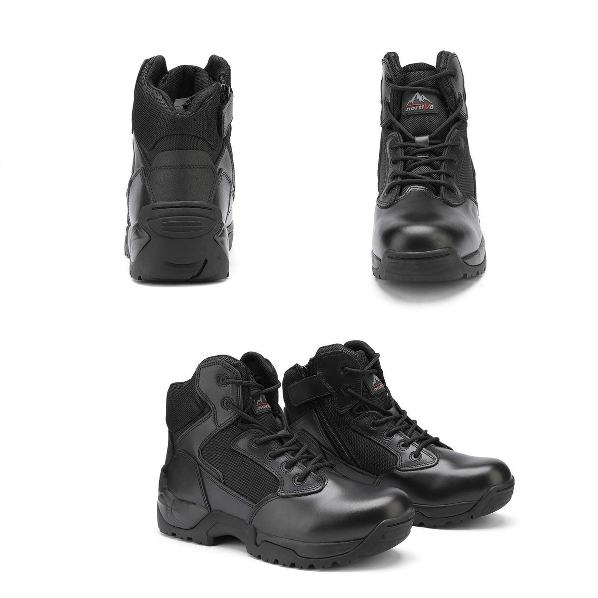 Mens Side Zip Work Boots G1914