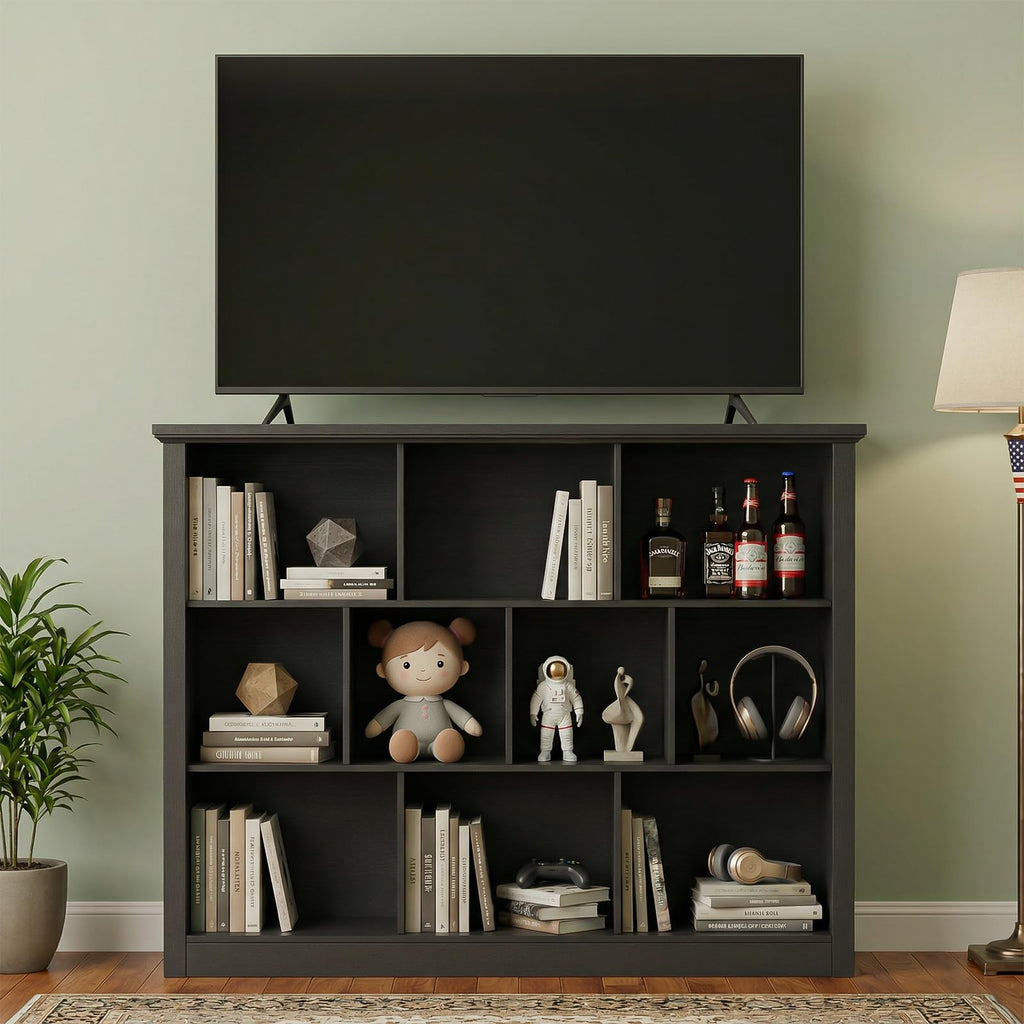Black Cube Storage Shelf T326