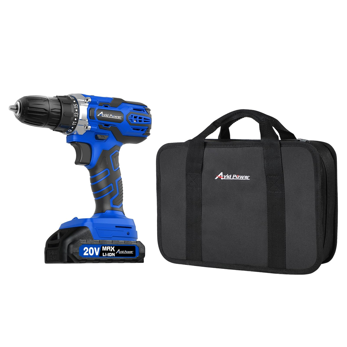 20V Cordless Drill Set with Battery and Charger J302043