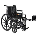 Silver Wheelchair with Detachable Desk Arms & Elevating Leg Rests O464589