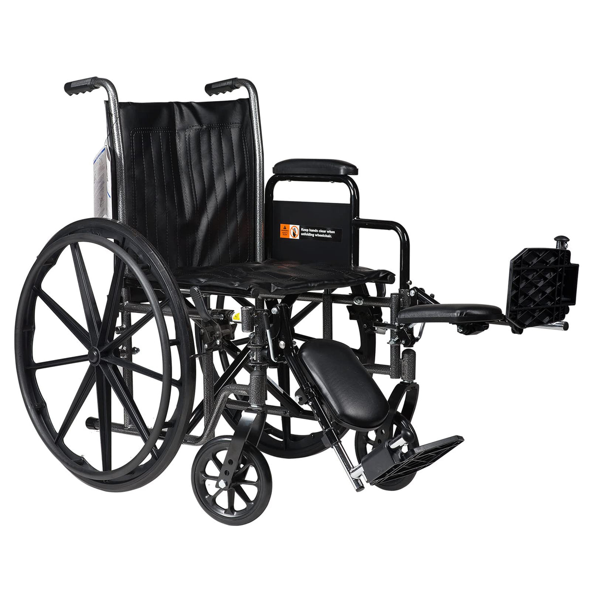 Silver Wheelchair with Detachable Desk Arms & Elevating Leg Rests O464589
