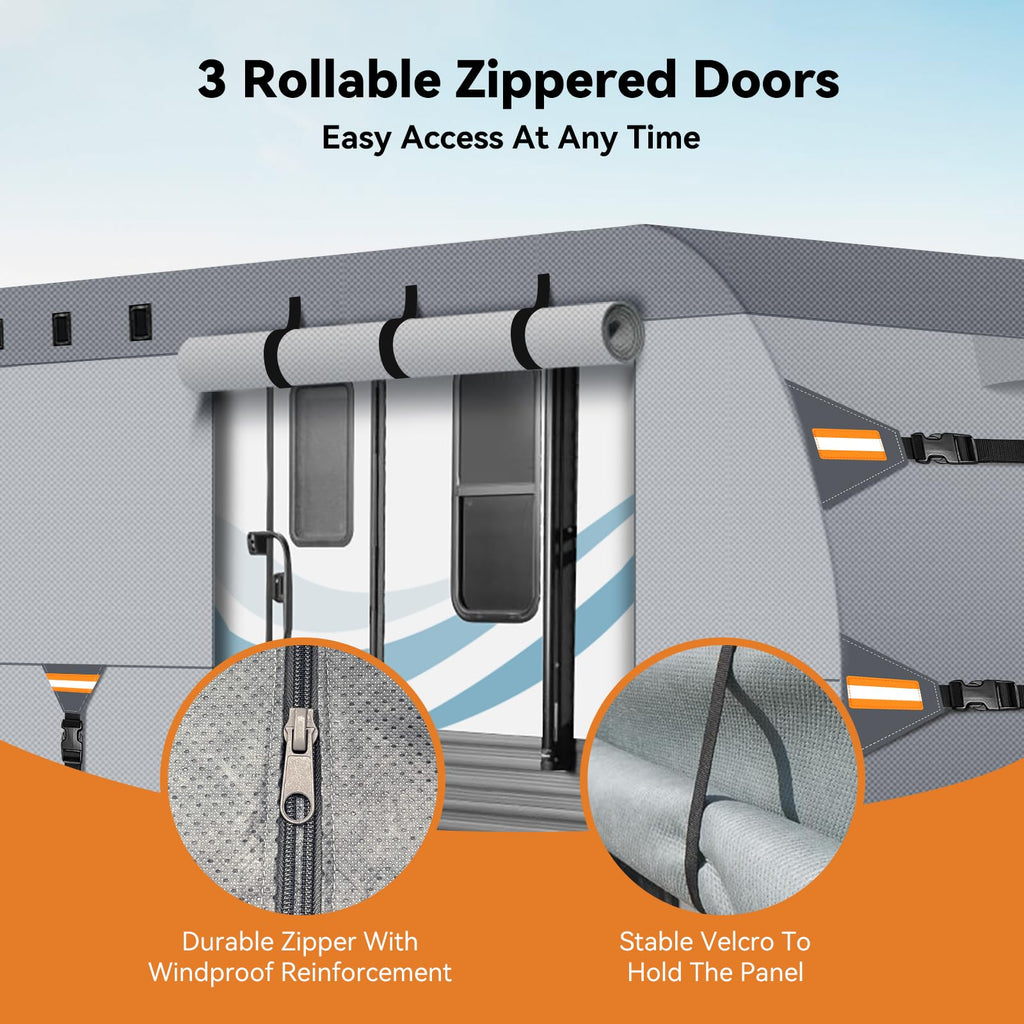 14-16 FT Heavy Duty 8-Layer Camper Cover A154