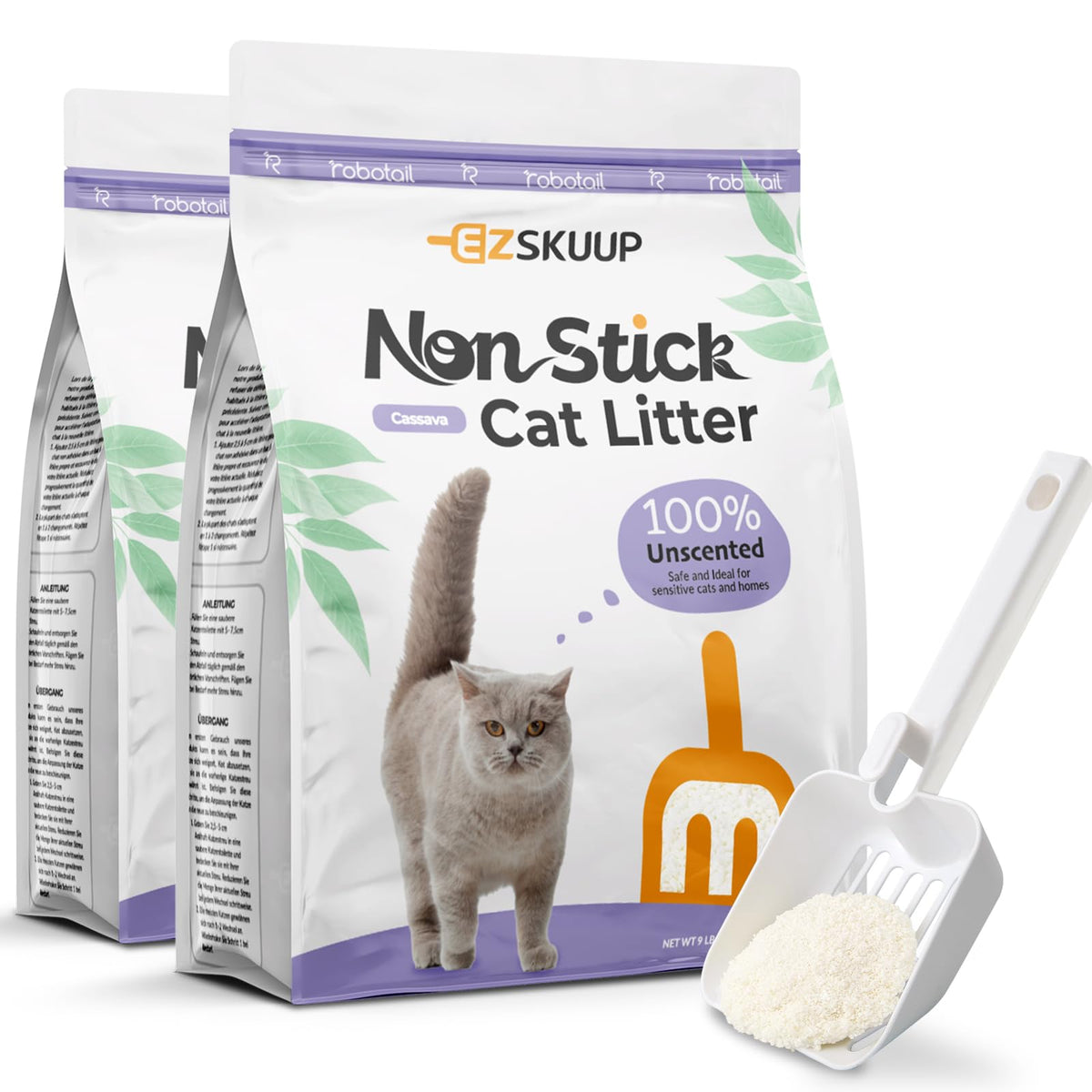 Non-Stick Ultra Clumping Unscented Cat Litter R675389