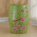 Hand-Painted Ceramic Drum Stool V882910