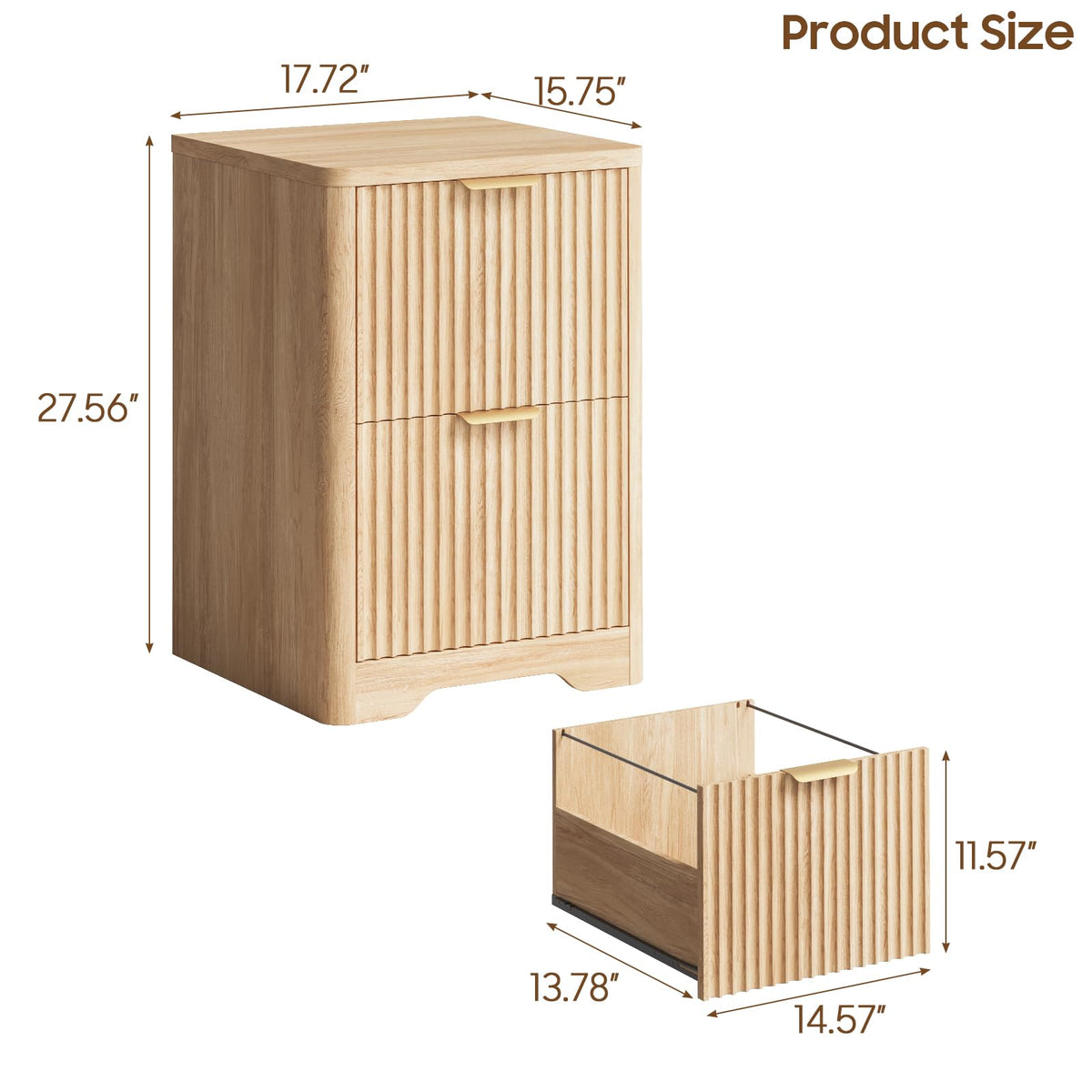 2 Drawer Small File Cabinet E86116