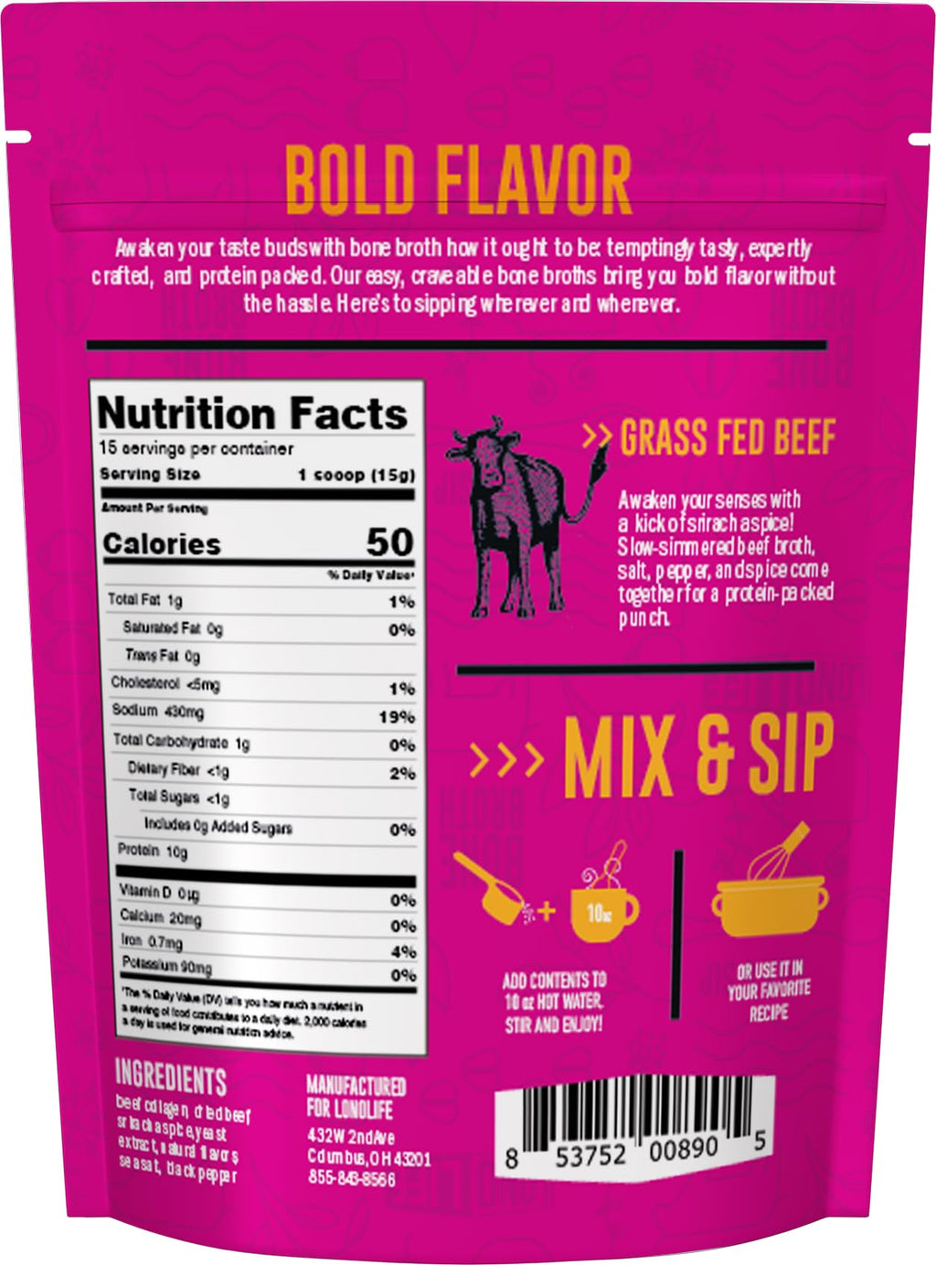 Beef Bone Broth Powder Mix F739371