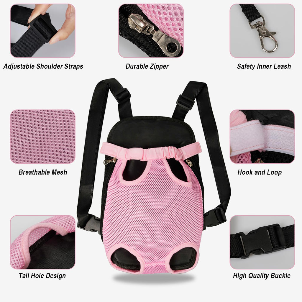 Dog Carrier Backpack Adjustable Pet Travel Bag H4101
