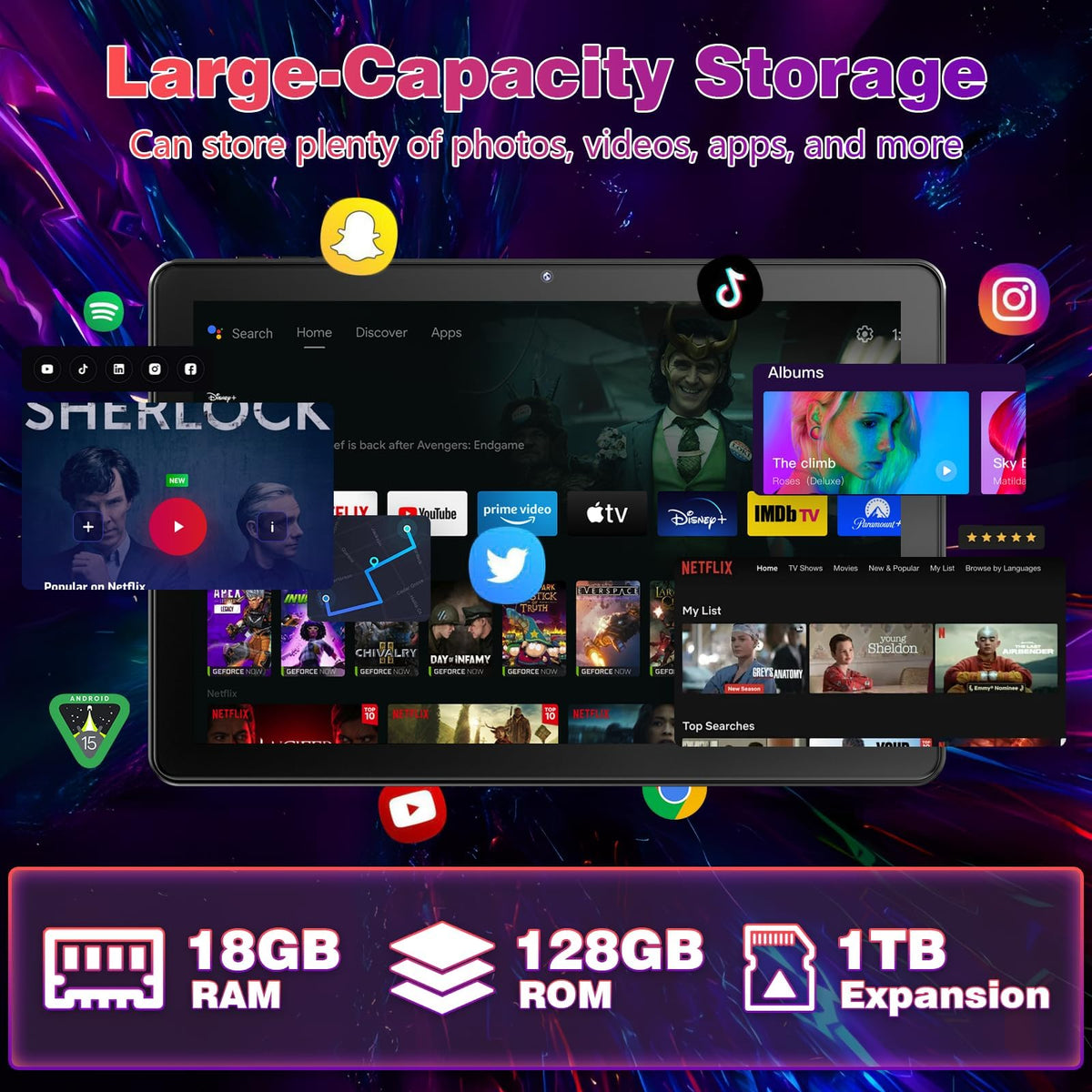 10 Inch Octa-Core Android Tablet F939154