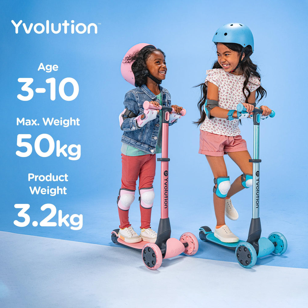 3-Wheel Kids Scooter with LED Light-Up Front Wheels J2981