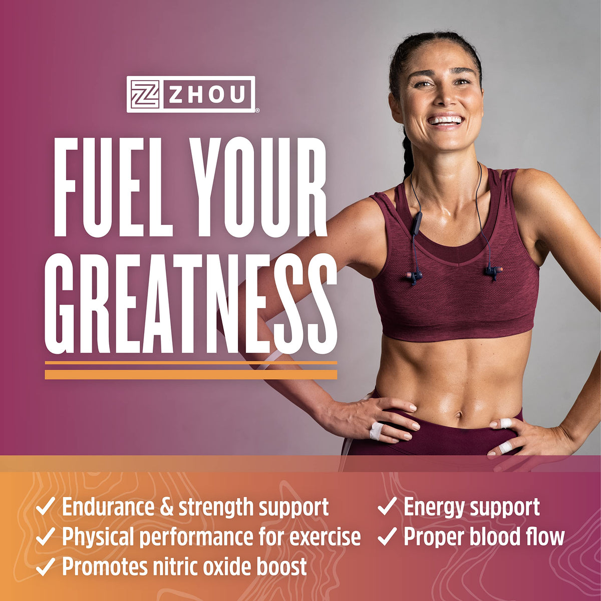Nitric Oxide Supplement with Beet Root & L Arginine, 120 Veggie Capsules M613