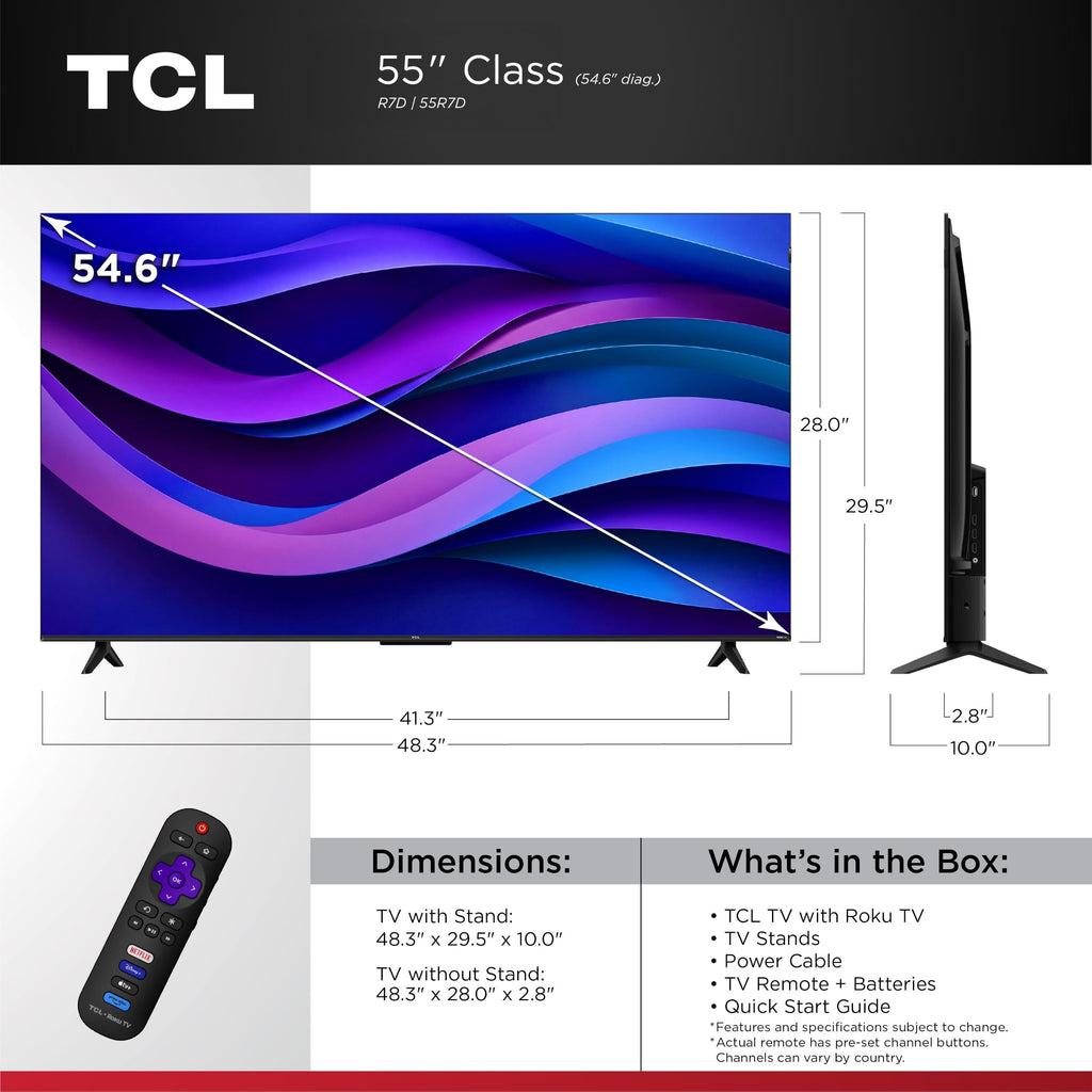 55-Inch 4K UHD HDR Roku Smart TV Z900