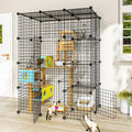 Large Detachable Metal Wire Cat Enclosure X9454