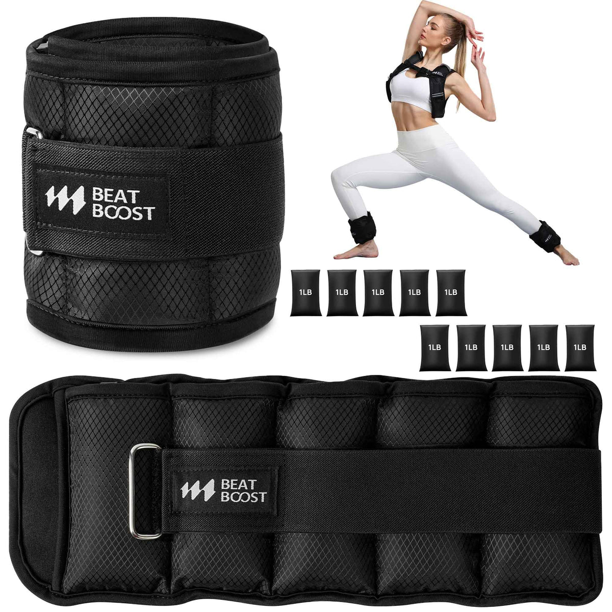 Ankle Weights Adjustable 10lb B82141