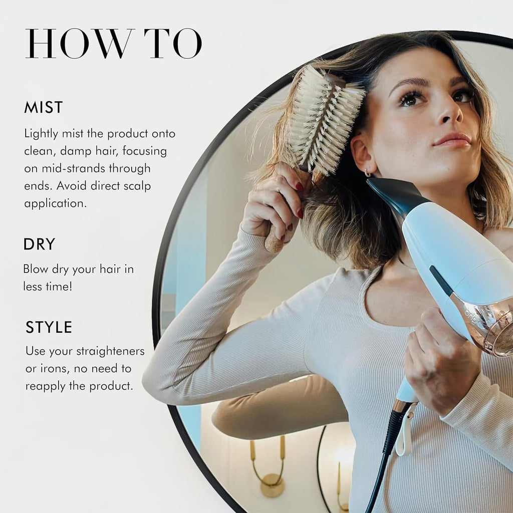Blow Dry Spray with Heat Protection and Frizz Control 4 fl oz C903075