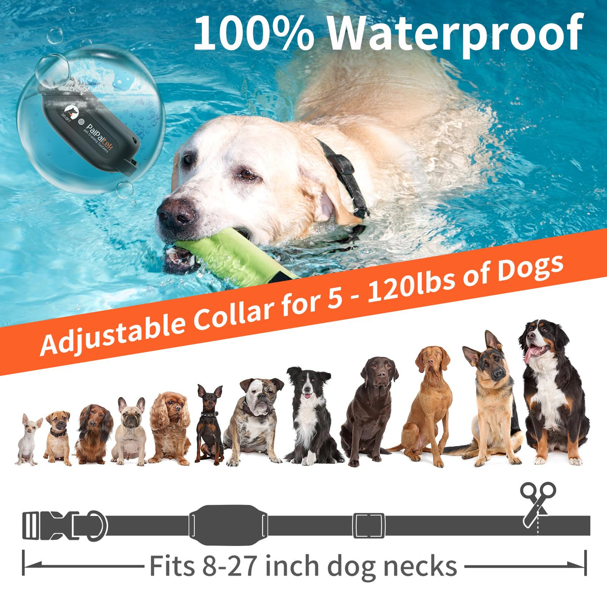 Vibration & Beep Dog Training Collar with Remote T122