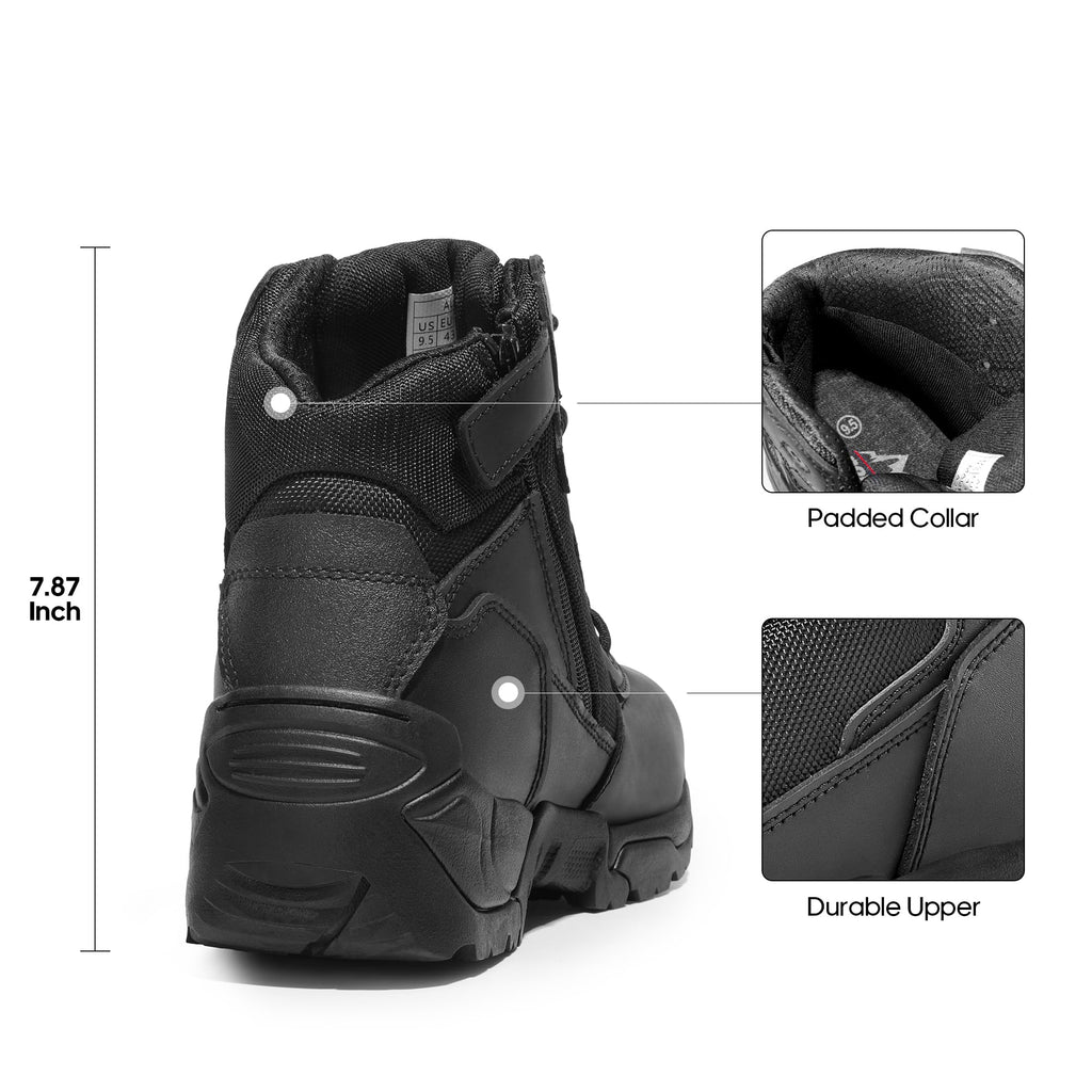 Mens Side Zip Work Boots G1914