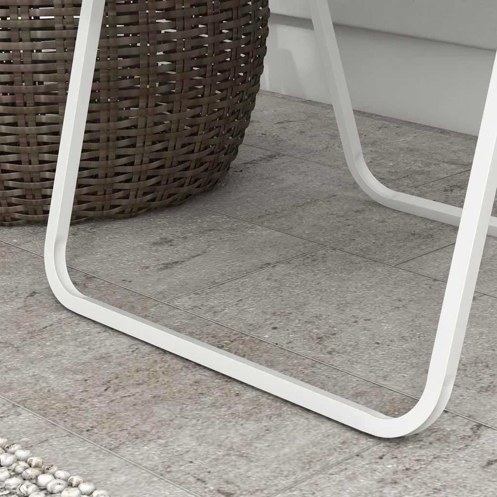 Set of 2 Oversized Folding Webbed Lawn Chairs with Armrests B65519