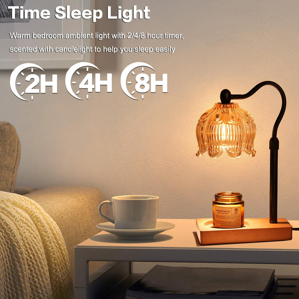 Adjustable Dimmable Candle Warmer Lamp with Timer S432726
