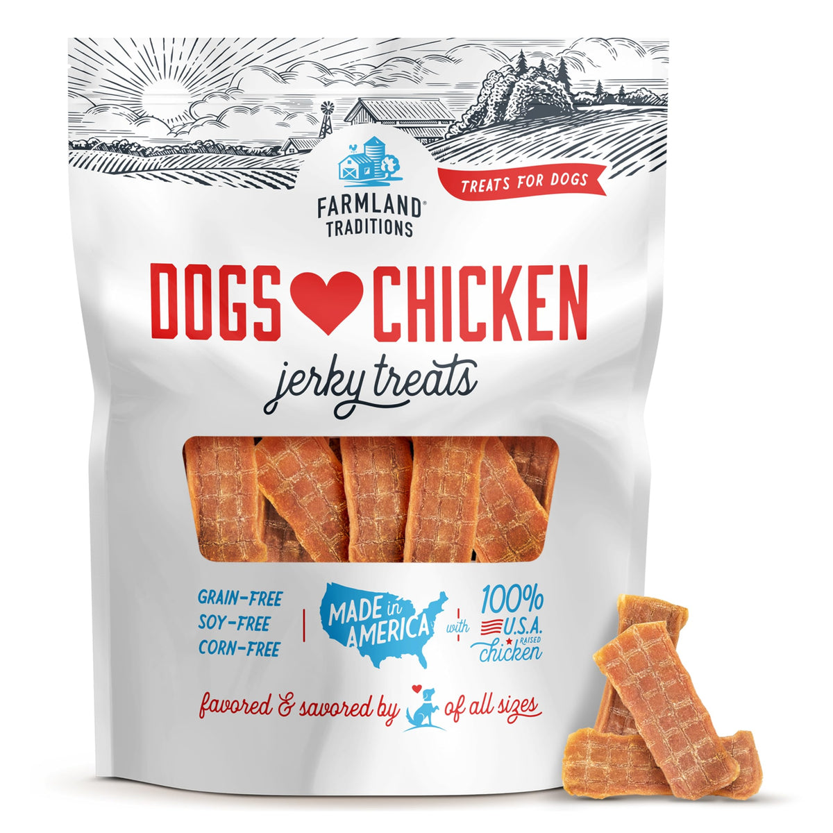 Chicken Jerky Dog Treats 3 lb Bag A9989