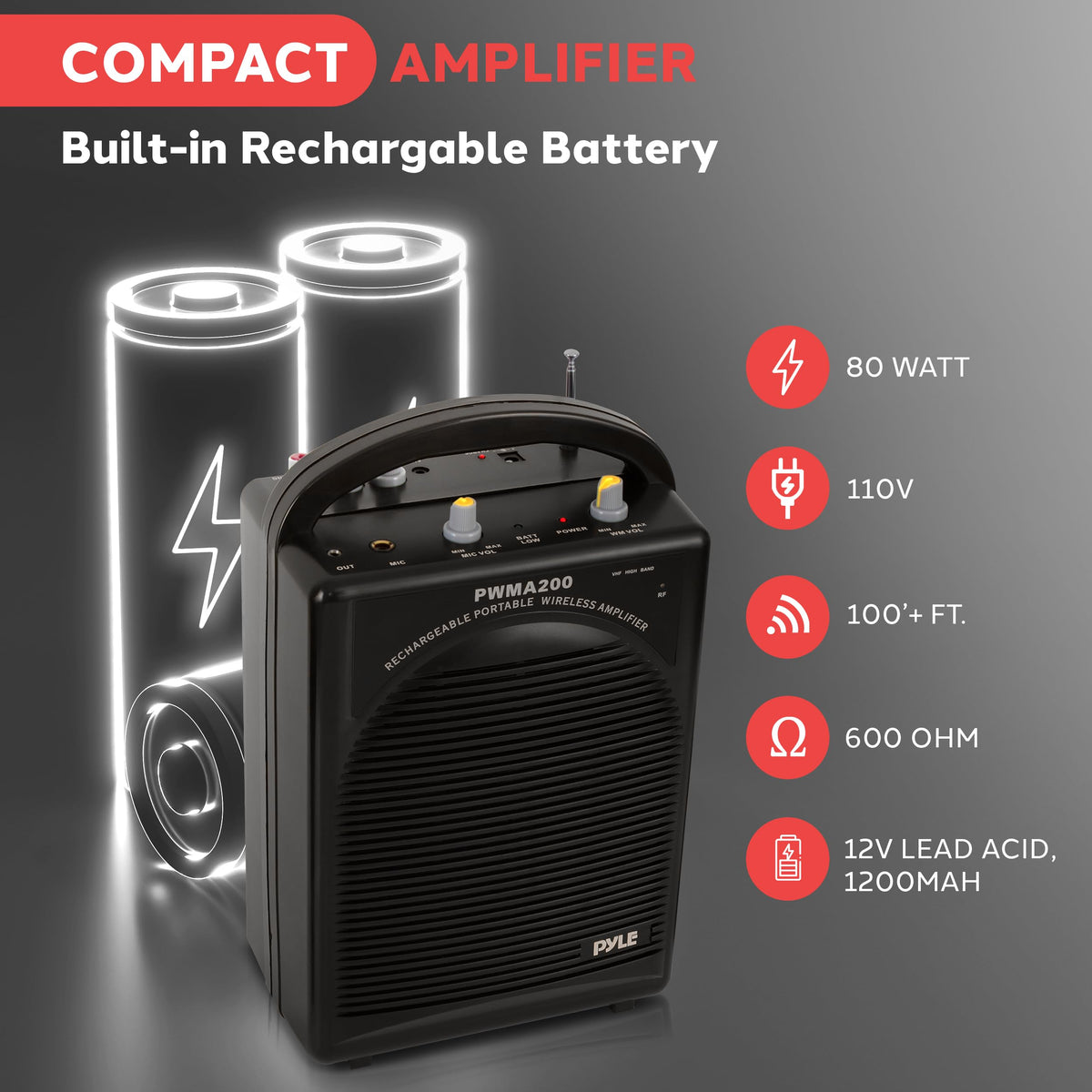 Portable PA Speaker & Microphone System R296307