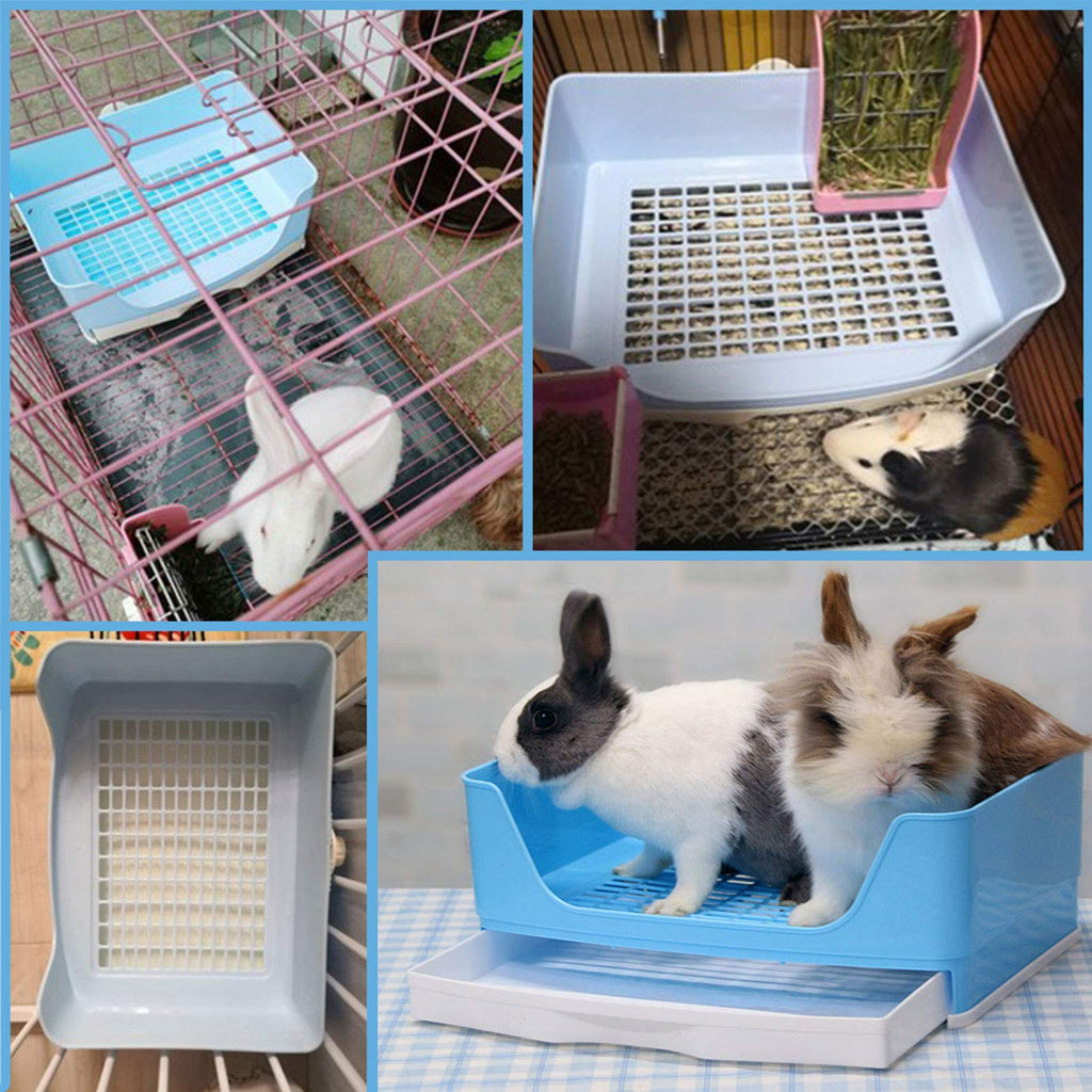 Plastic Rabbit Litter Box with Drawer J704