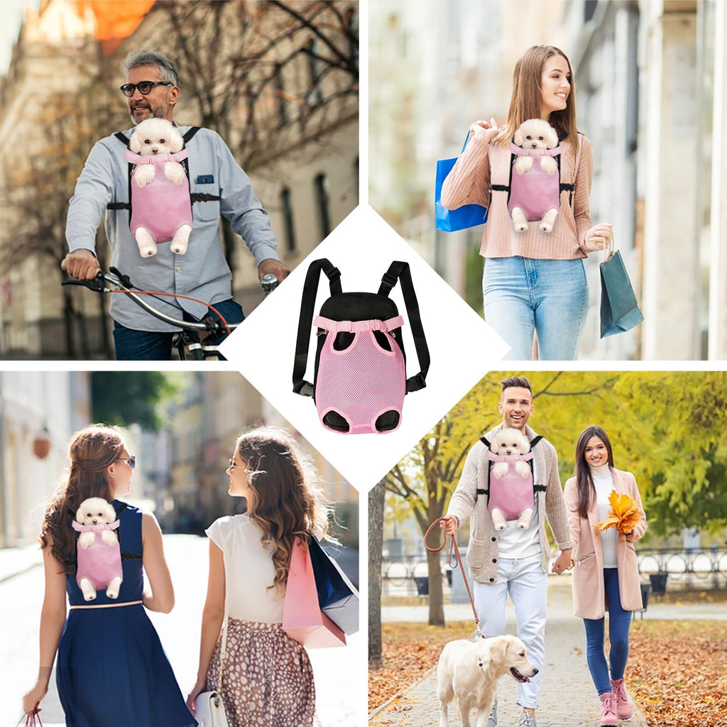 Dog Carrier Backpack Adjustable Pet Travel Bag H4101