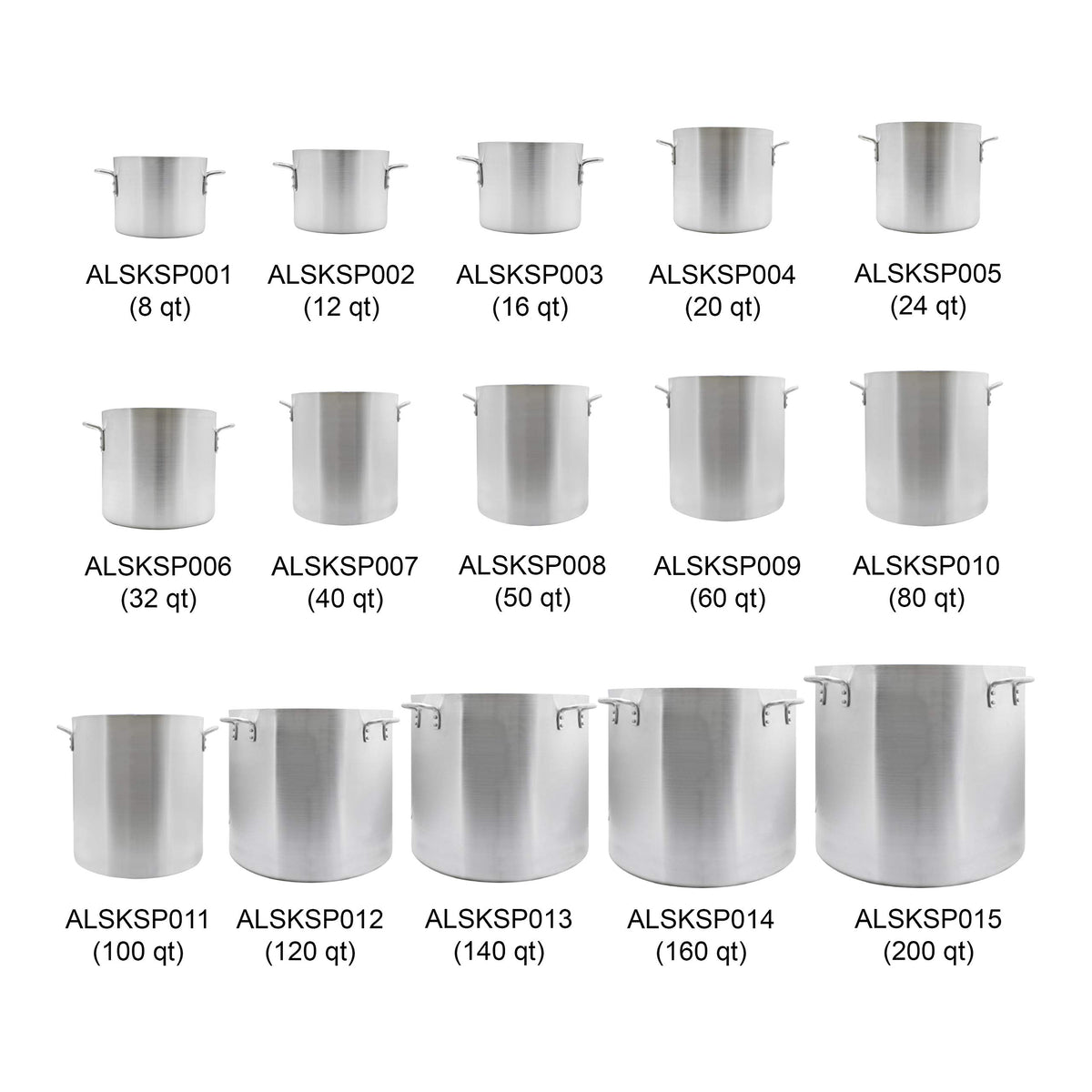 60 Quart Aluminum Stock Pot G386