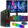 RGB Desktop PC Intel Core i5-8500 16GB DDR4 RAM 256GB SSD 500GB HDD GeForce GT 1030 D442794
