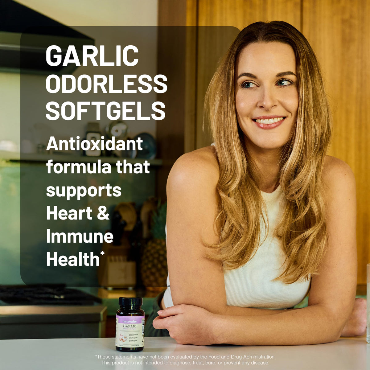 Odorless Garlic Softgels with Royal Jelly & Pollen S1005