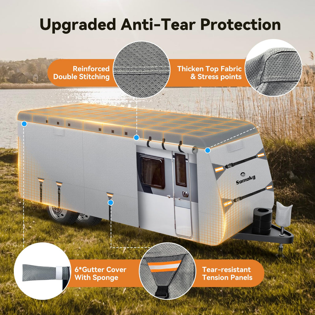 14-16 FT Heavy Duty 8-Layer Camper Cover A154
