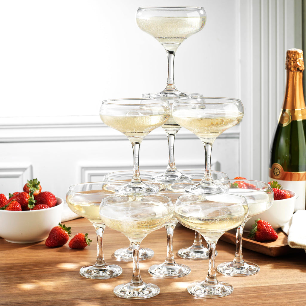 9.5 oz Coupe Cocktail Glasses Set 6 Pcs T812103