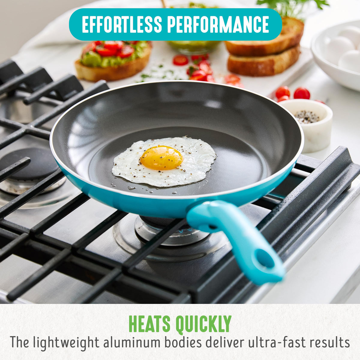12 Piece Ceramic Nonstick Cookware Set T3068