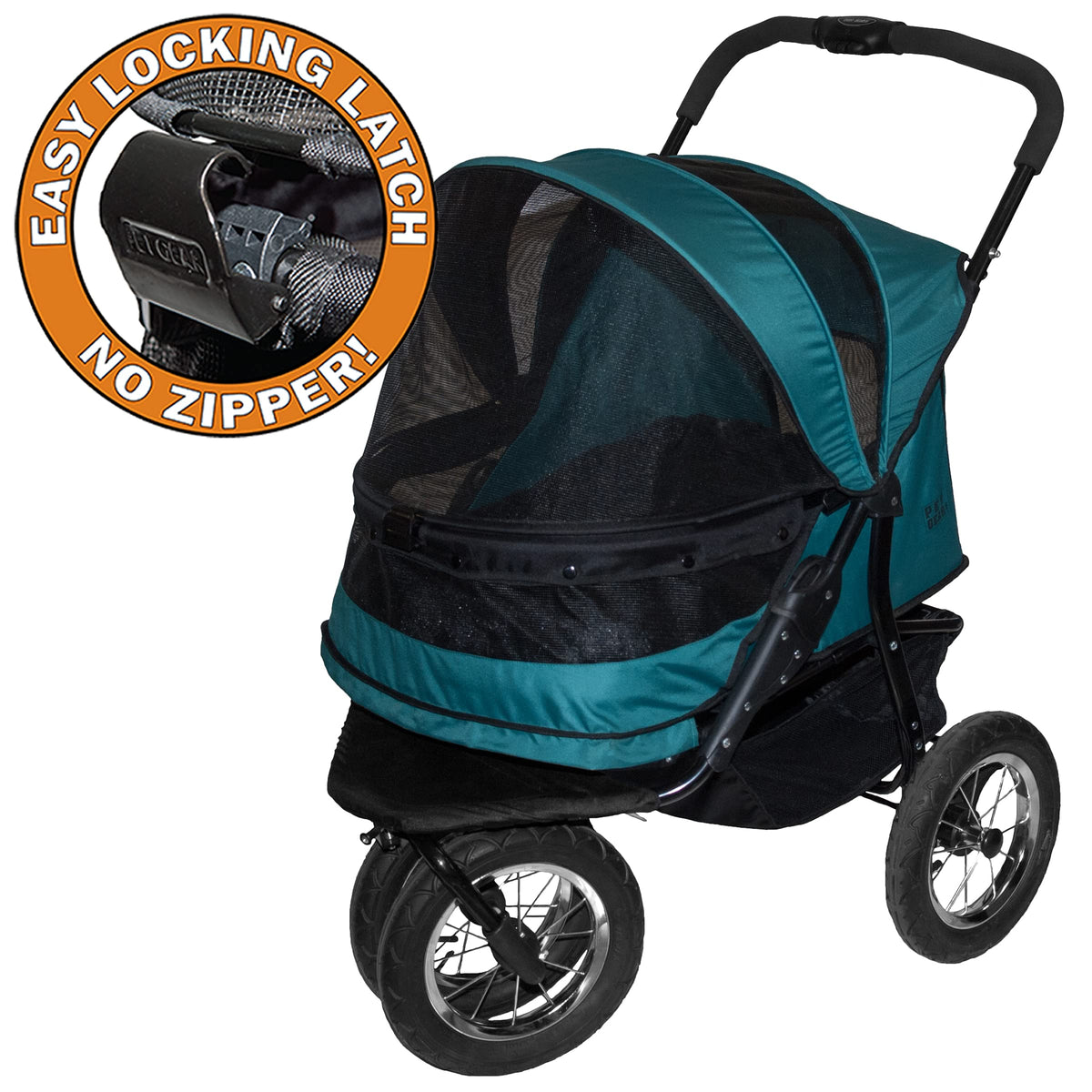 Double Pet Stroller with Weather Cover T5349
