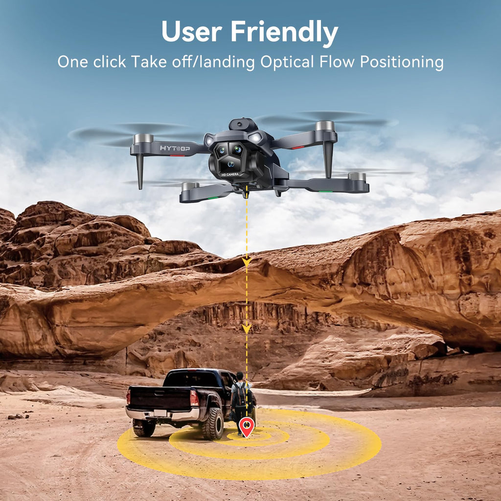Foldable Mini Drone with Camera 1080P, 3 Batteries I480