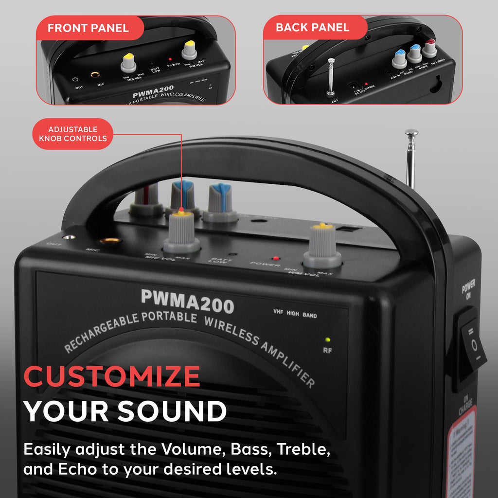 Portable PA Speaker & Microphone System R296307