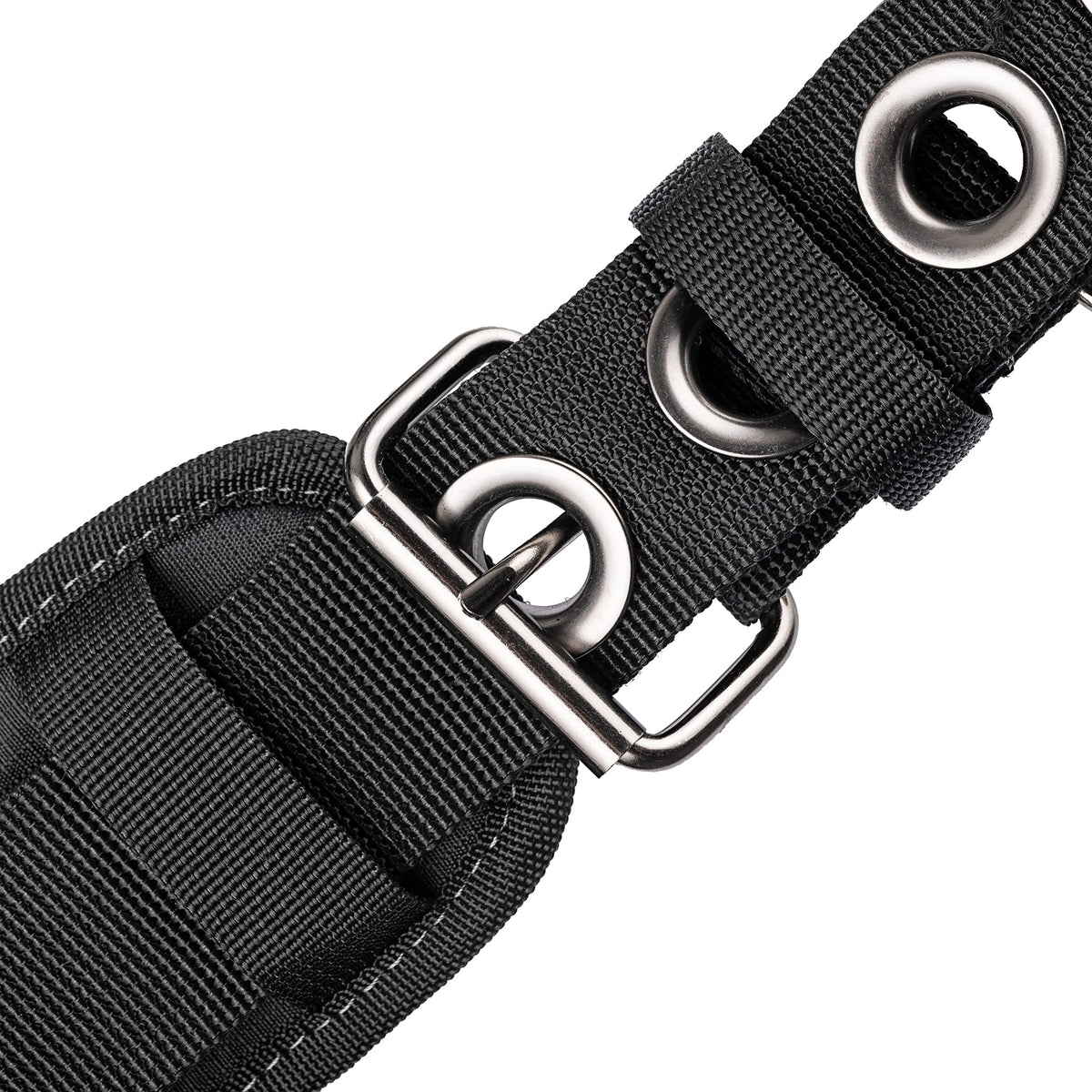 Black 1680 Denier Poly Carpenter’s Tool Belt with Suspenders N635116